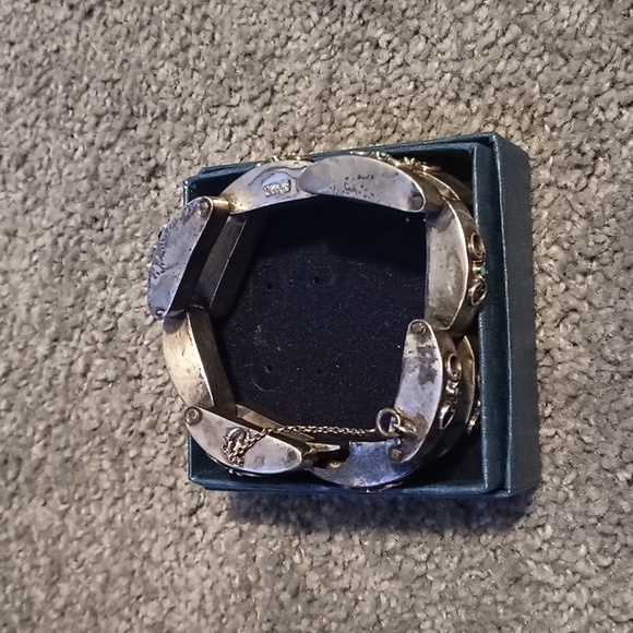 Vintage Sterling Link Bracelet - Picture 5 of 10